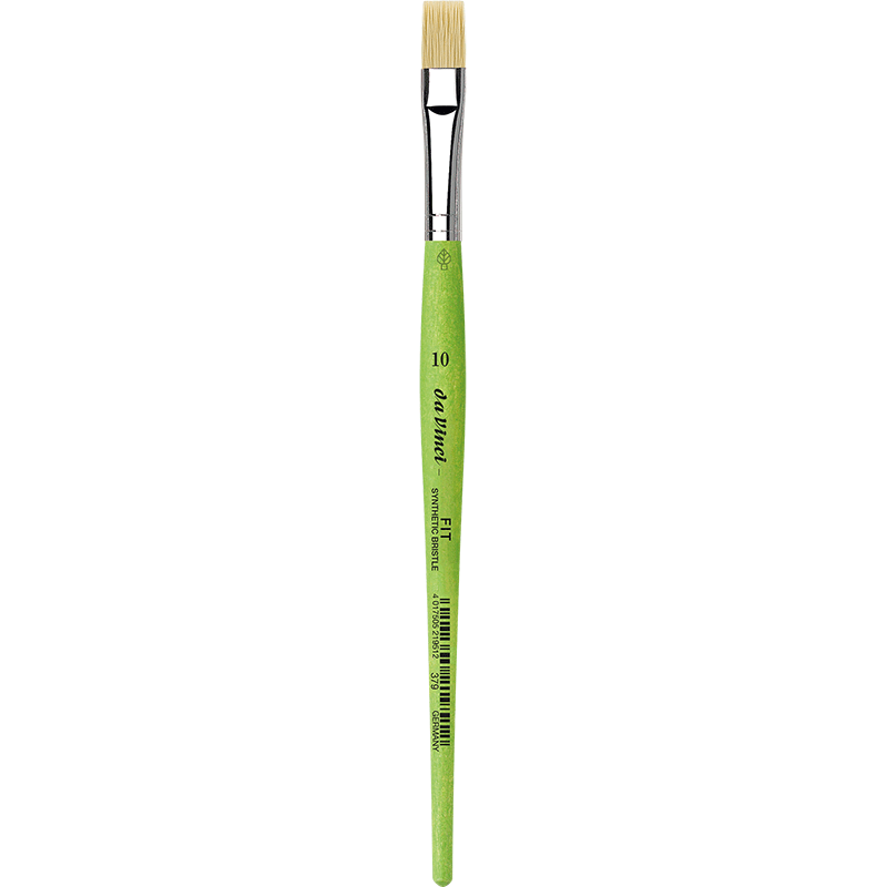 Пензель DaVinci Fit Synthetic Bristle синтетична щетина плоский № 10 (10,0 мм)