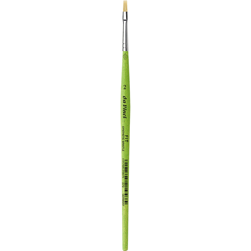 Пензель DaVinci Fit Synthetic Bristle синтетична щетина плоский № 2 (3,5 мм)