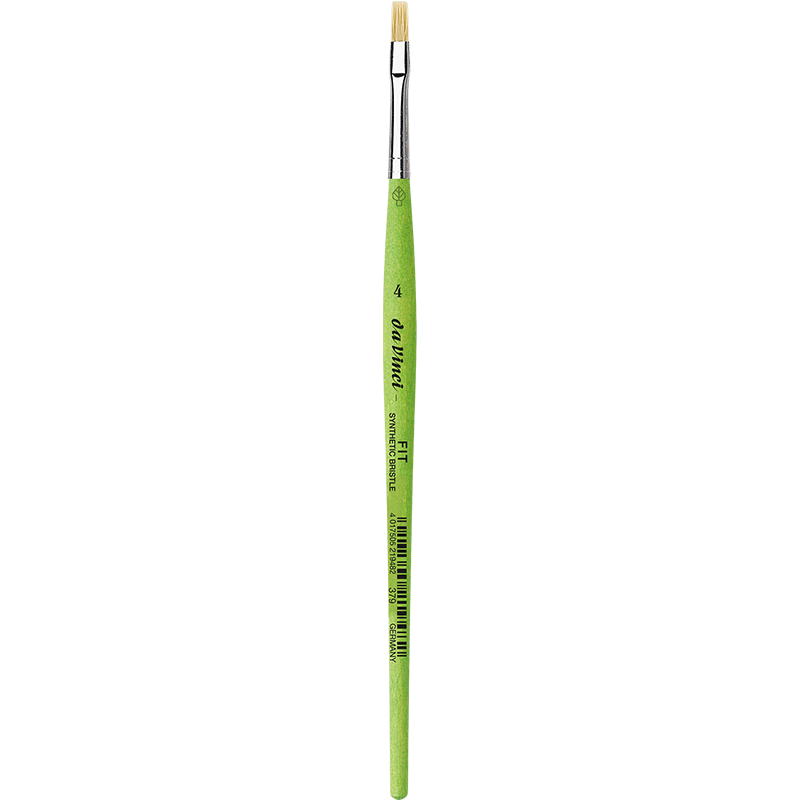 Пензель DaVinci Fit Synthetic Bristle синтетична щетина плоский № 4 (4,0 мм)