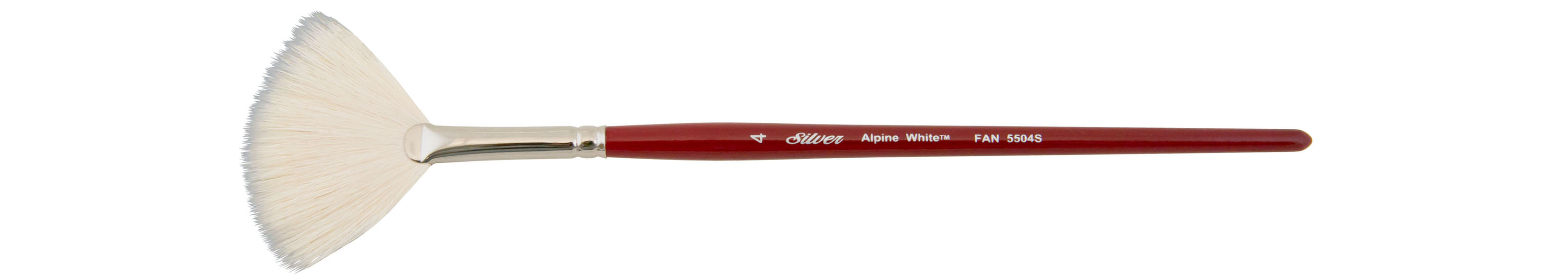 Пензель Silver Brush Alpine White 5504S № 4 коза віяло