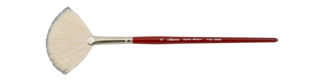 Пензель Silver Brush Alpine White 5504S № 6 коза віяло
