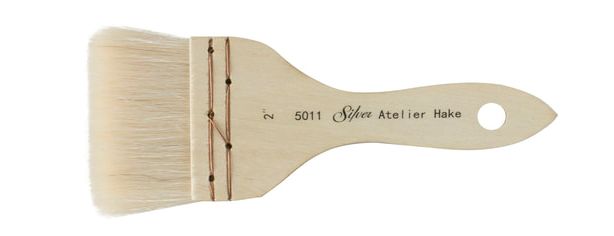 Пензель Silver Brush 5011 Atelier Hake Short № 2 (50 мм) коротка ручка