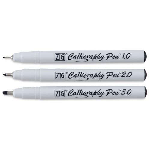 ����� ��� ��������� Kuretake ZIG CALLIGRAPHY PEN Square Tip BLACK