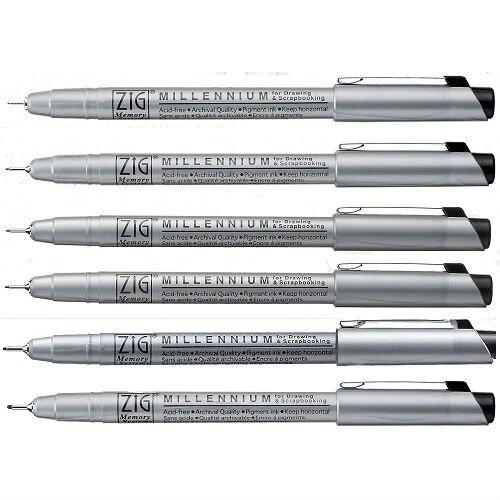 ������ Kuretake ZIG Memory System MILLENNIUM Black