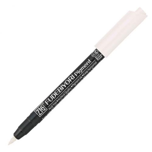 ������ Kuretake ZIG FUDEBIYORI BRUSH PEN Milky White
