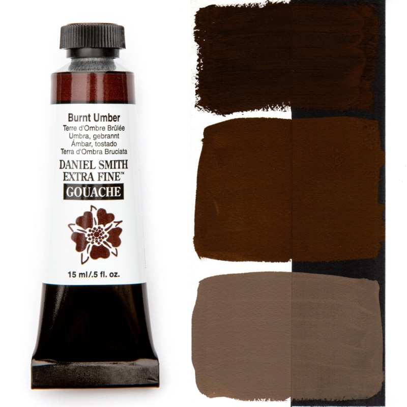 Гуашева фарба Daniel Smith 15 мл Burnt Umber