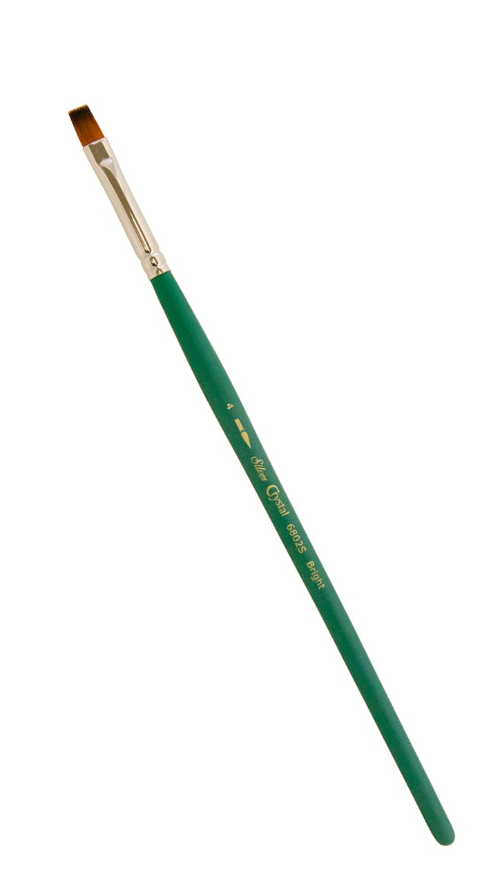 Пензель синтетика Silver Brush Crystal 6802S № 4 (6 мм)