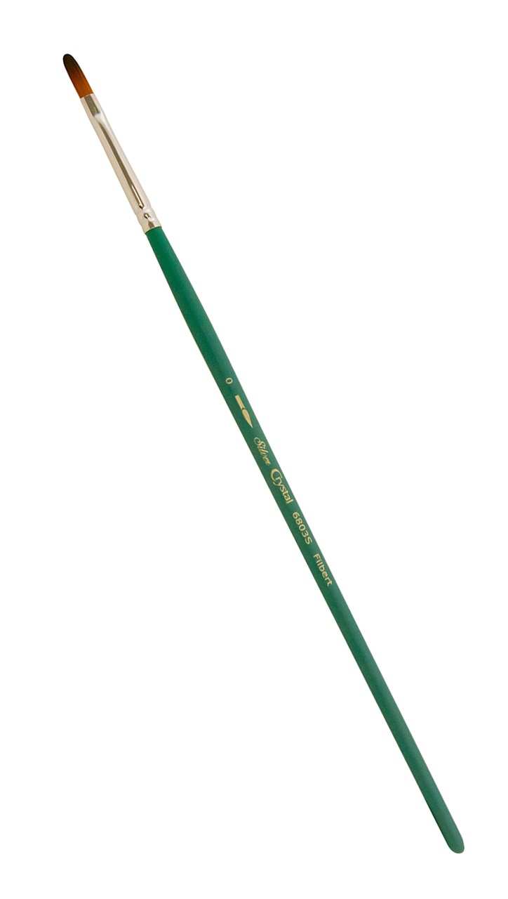 Пензель синтетика Silver Brush Crystal 6803S № 0 (4 мм)