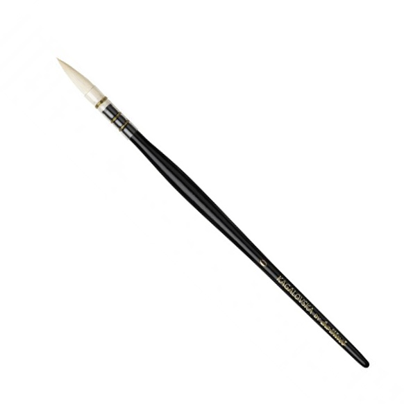 Пензель Kagalovska by da Vinci Black & White Signature Edition з французьким кріпленням № 0 (5,4 мм)