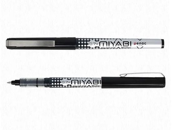 Ручка-ролер Penac MIYABI Roller 0,7 мм, чорний