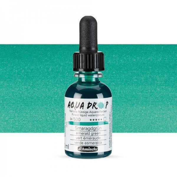 Рідка акварельна фарба Schmincke AQUA DROP 30 мл, emerald green