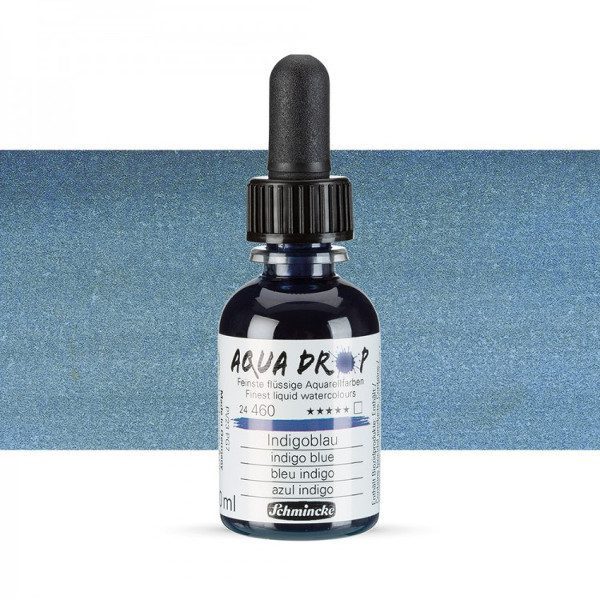 Рідка акварельна фарба Schmincke AQUA DROP 30 мл, indigo blue