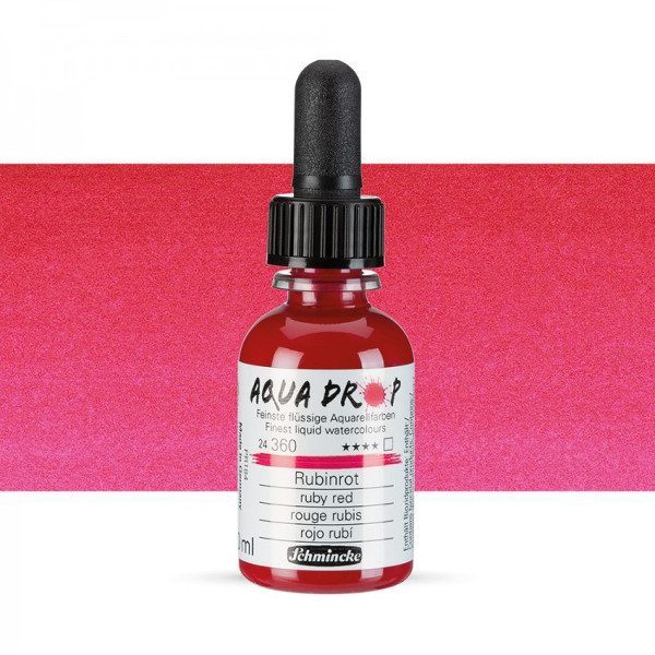 Рідка акварельна фарба Schmincke AQUA DROP 30 мл, ruby red