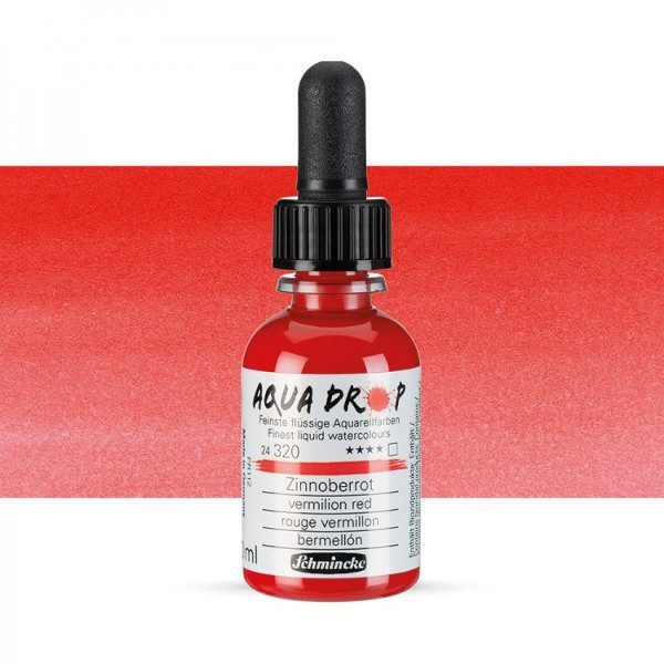 Рідка акварельна фарба Schmincke AQUA DROP 30 мл, vermilion red